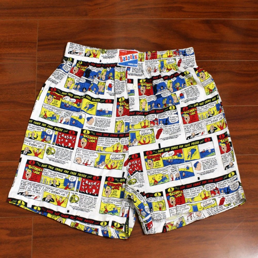 Comic Book Bazooka Joe Gum Boxer Shorts Underwear